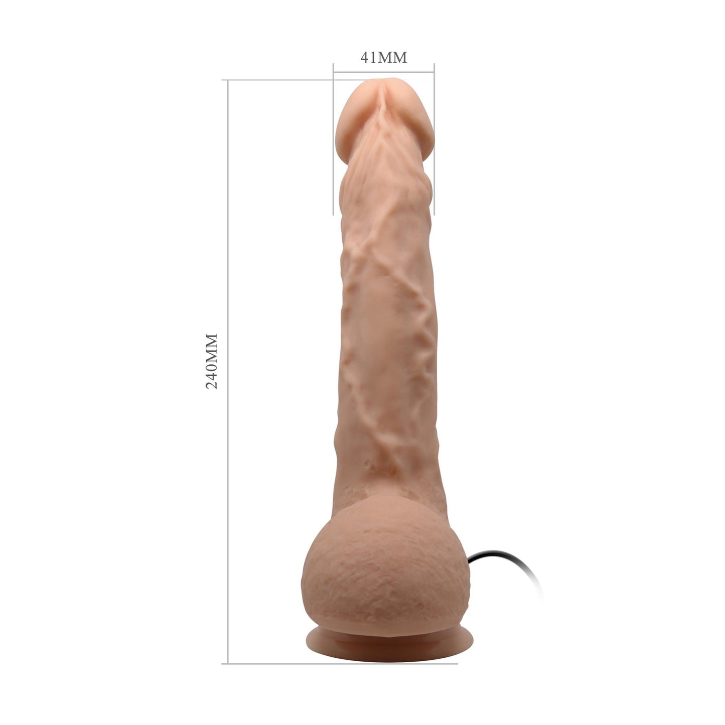 10-Sztuczny penis dildo realistyczne wibracje 24 cm-10