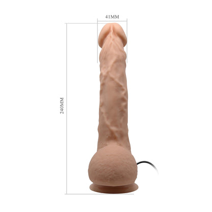 10-Sztuczny penis dildo realistyczne wibracje 24 cm-10