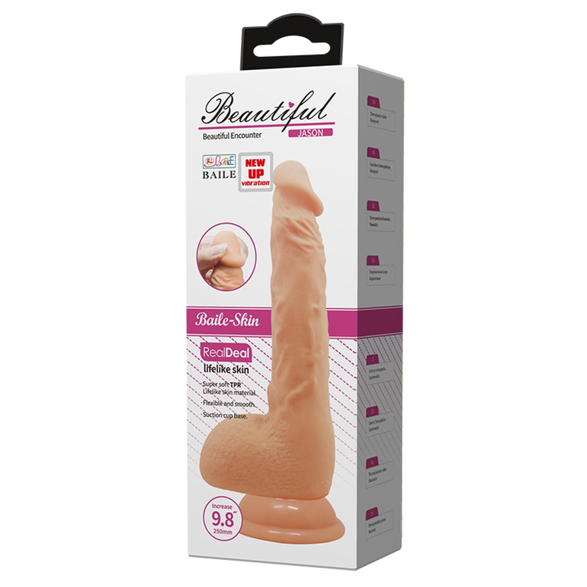 12-Sztuczny penis dildo realistyczne wibracje 24 cm-12