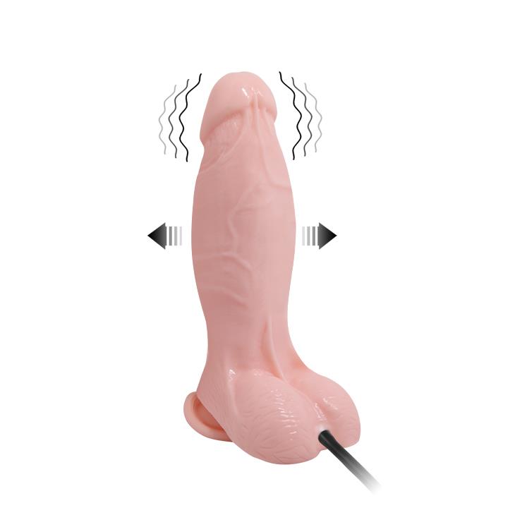 2-Realistyczne wibrujące pompowane dildo na pilota-2