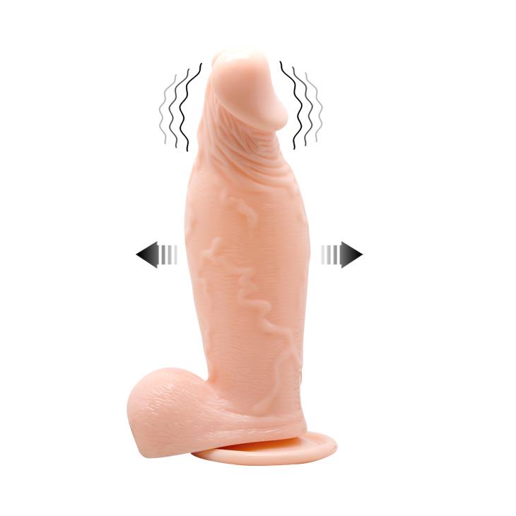 2-Realistyczny powiększany penis dildo przyssawka 19-2
