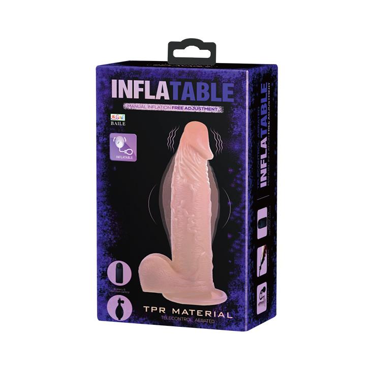 3-Realistyczny powiększany penis dildo przyssawka 19-3