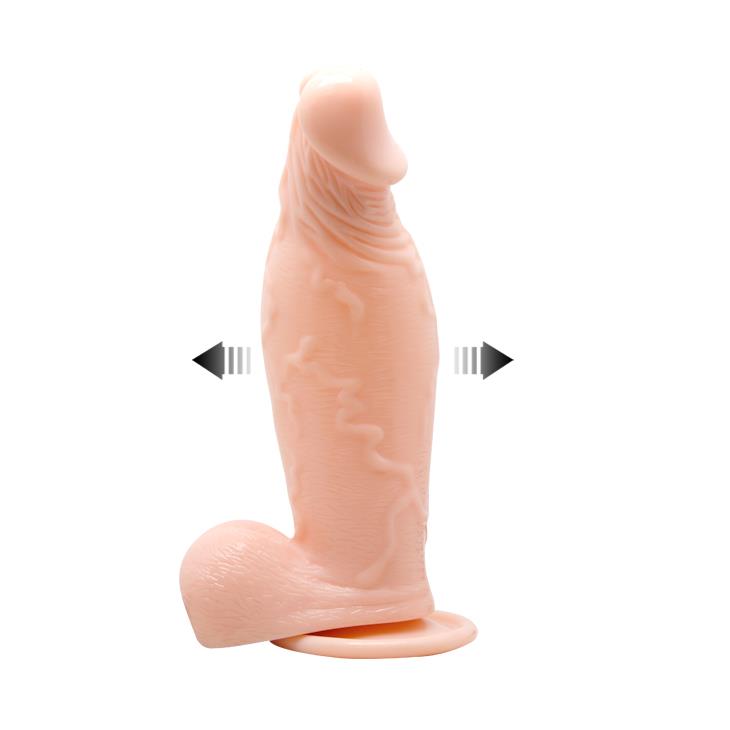 2-Dildo z cyberskóry pompowany przyssawka 19cm-2