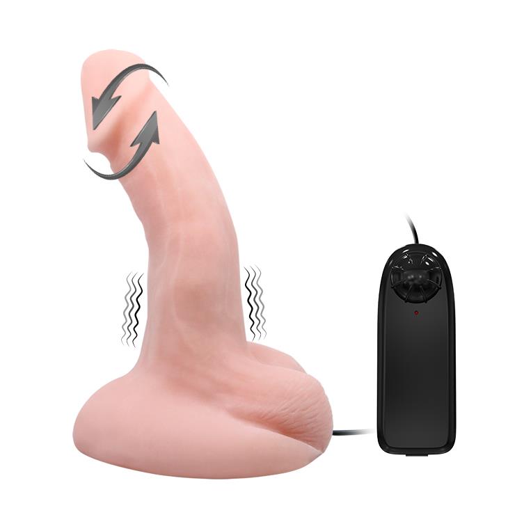 2-Realistyczne silikonowe dildo z wibracjami penis-2