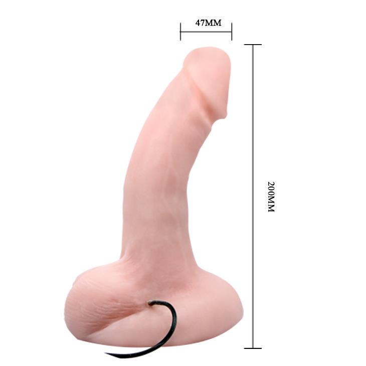 5-Realistyczne silikonowe dildo z wibracjami penis-5