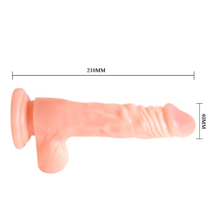 4-Realistyczne żylaste dildo z wibrującą końcówką-4
