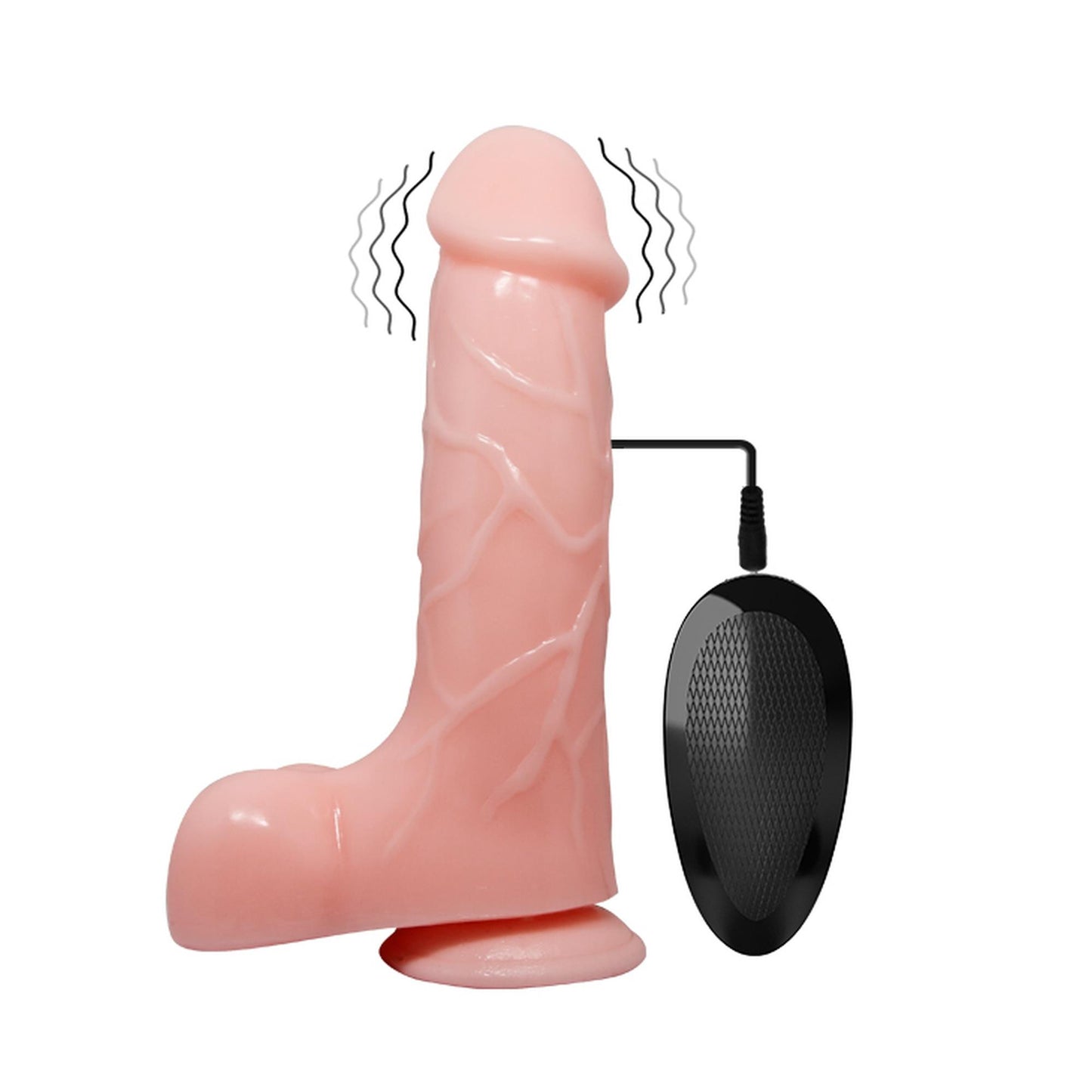 1-Realistyczny penis z wyżyłowanym trzonem 21 cm-1