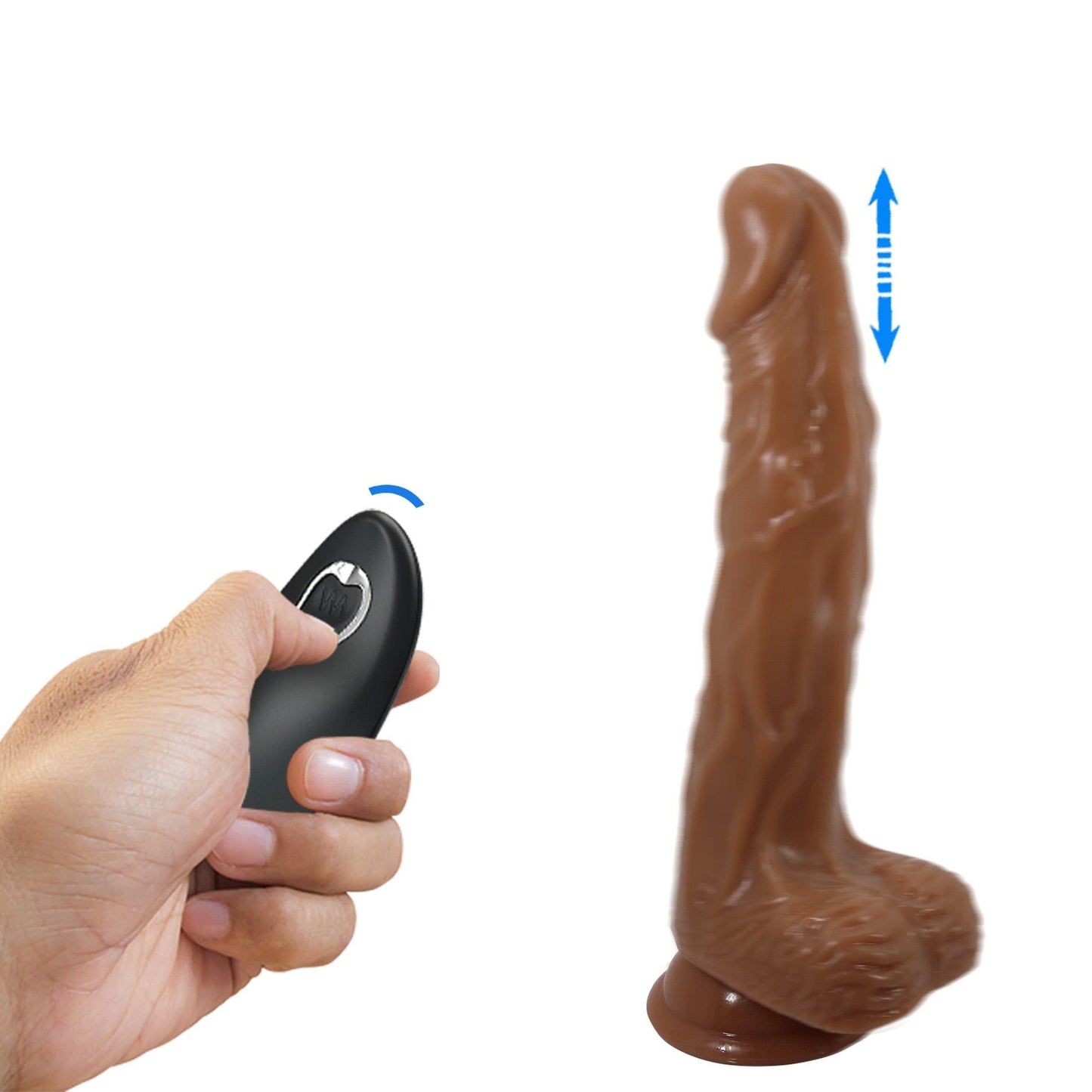 9-BAILE - Bodach 7,8'', 7 vibration functions 7 rotation functions Thrusting Wireless remote control Suction base-9