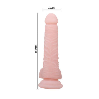 3-Duże grube dildo z przyssawką i jądrami sex 18cm-3