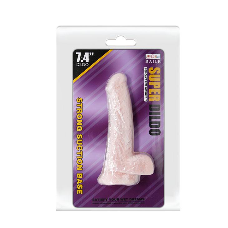 4-Duże grube dildo z przyssawką i jądrami sex 18cm-4