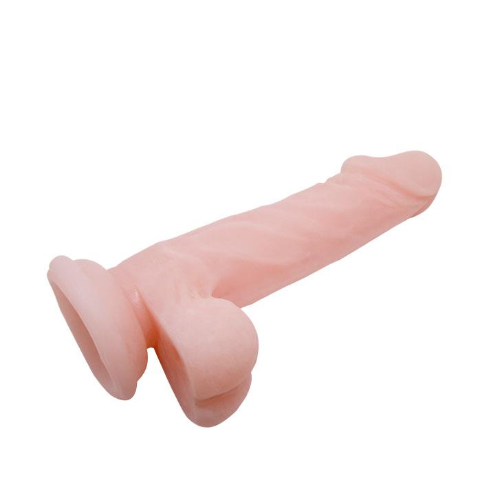 3-Duże grube dildo z przyssawką i jądrami sex 16cm-3