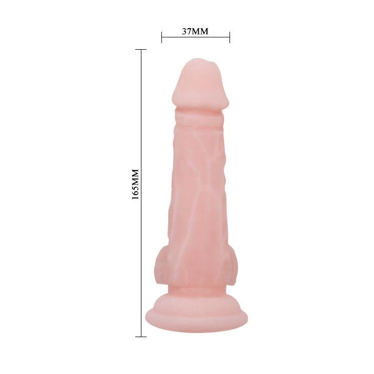 4-Duże grube dildo z przyssawką i jądrami sex 16cm-4