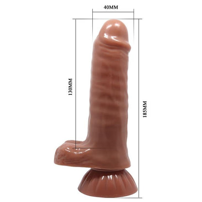 4-Miękkie i giętkie realistyczne dildo z wibracjami-4