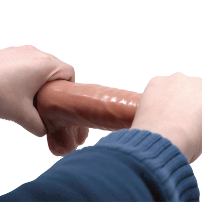 12-Miękkie i giętkie realistyczne dildo z wibracjami-12