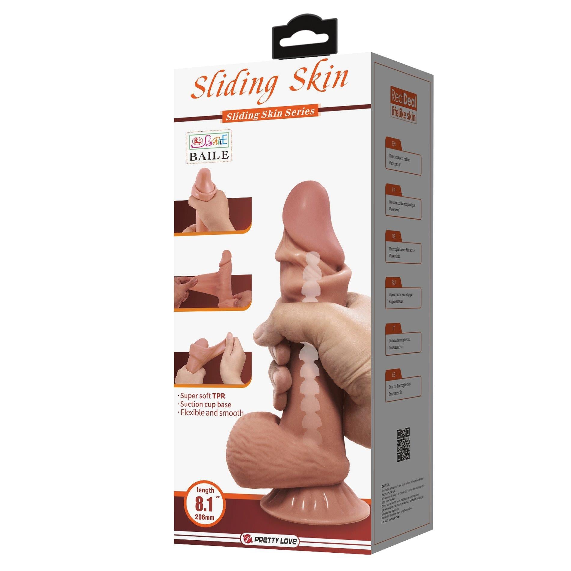 11-BAILE - Sliding Skin 8,5'' Suction base Bendable TPR-11
