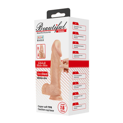 10-Ultra Realistyczne Dildo Sztuczny Penis 19,4 cm-10