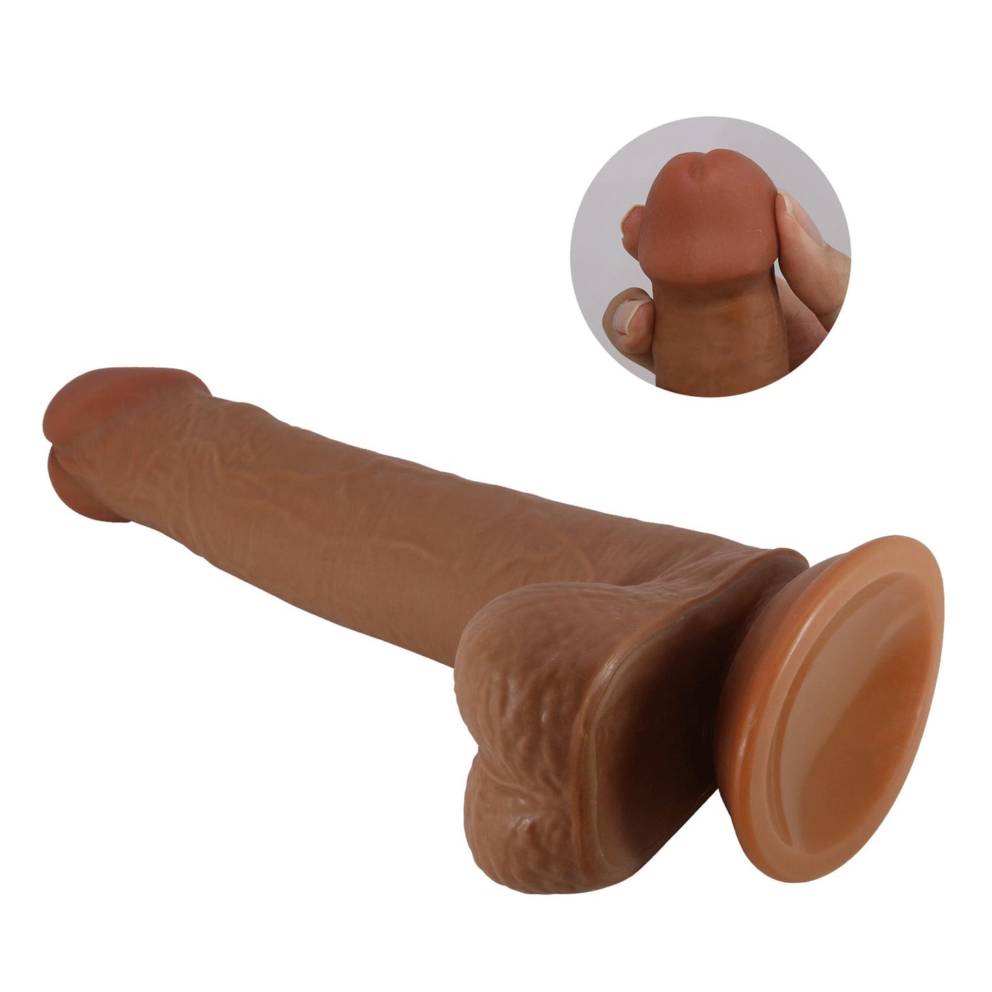 7-PRETTY LOVE - TALLEN 8.7"(220mm) Sliding Skin Series TPR, Suction base-7