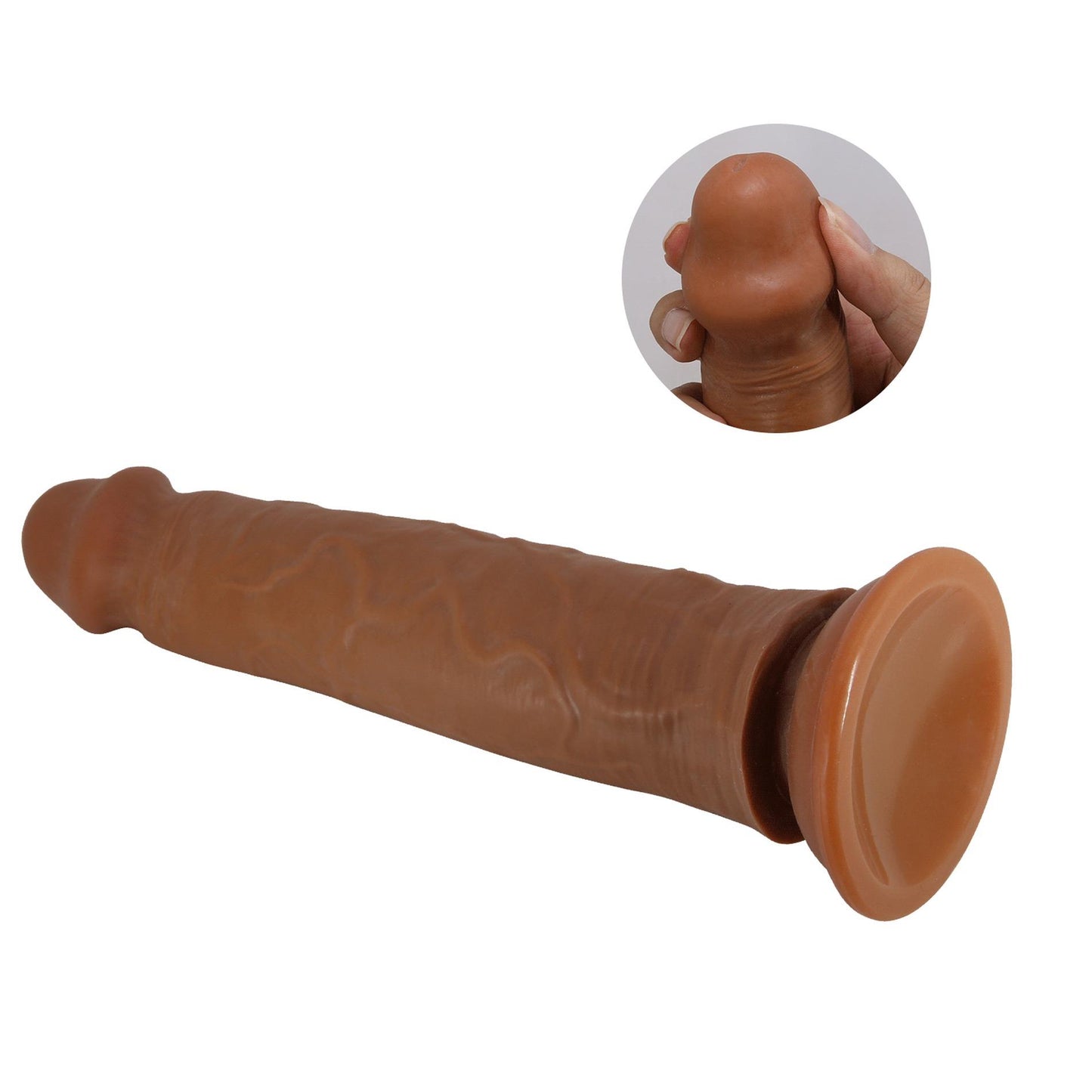 7-PRETTY LOVE - SHARIFE 10"(254mm) Sliding Skin Series TPR, Suction base Bendable-7