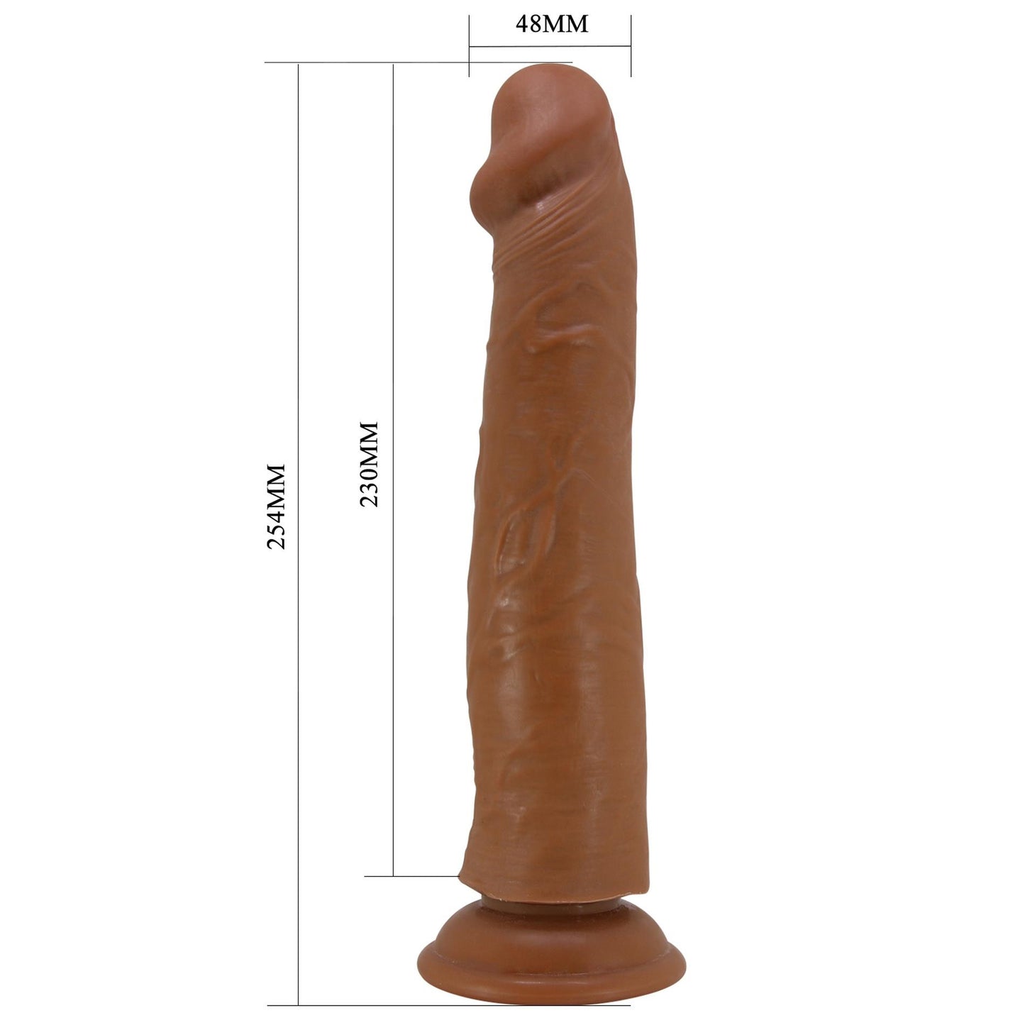 8-PRETTY LOVE - SHARIFE 10"(254mm) Sliding Skin Series TPR, Suction base Bendable-8