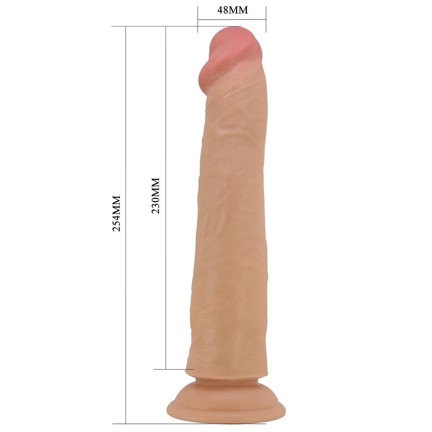 7-PRETTY LOVE - SHARIFE 10"(254mm) Sliding Skin Series TPR, Suction base Bendable-7