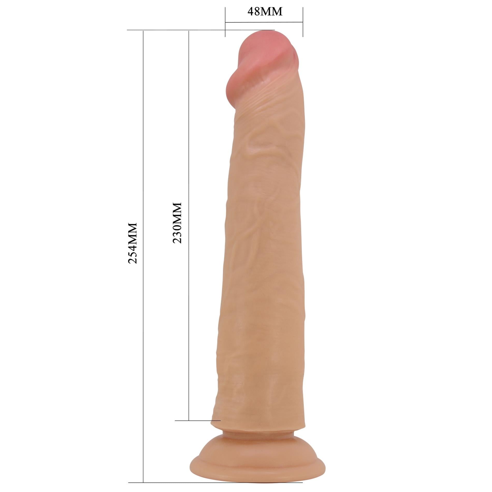 7-PRETTY LOVE - SHARIFE 10"(254mm) Sliding Skin Series TPR, Suction base Bendable-7