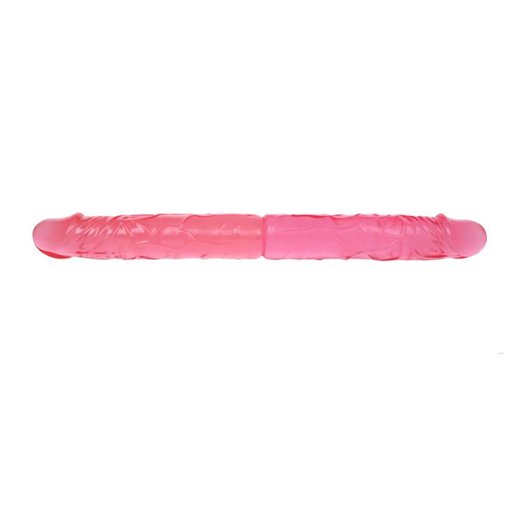2-Dildo realistyczne wyginane długie podwójne 36cm-2