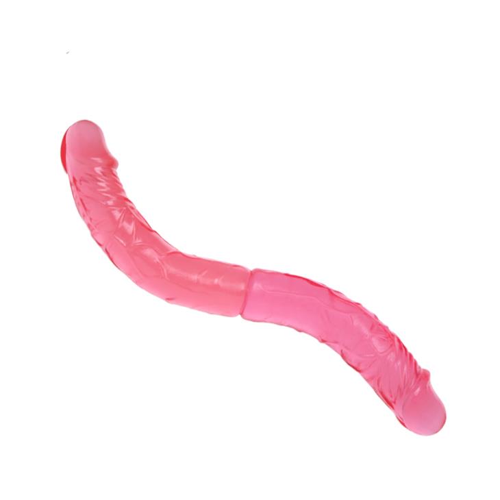 4-Dildo realistyczne wyginane długie podwójne 36cm-4