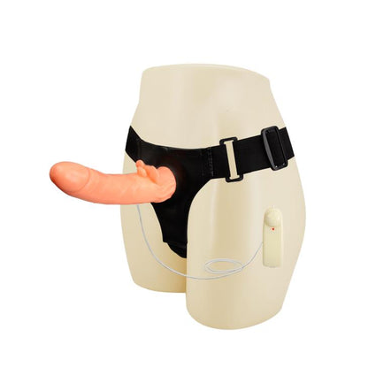 2-Realistyczny penis strapon wibrator z pasami 20cm-2