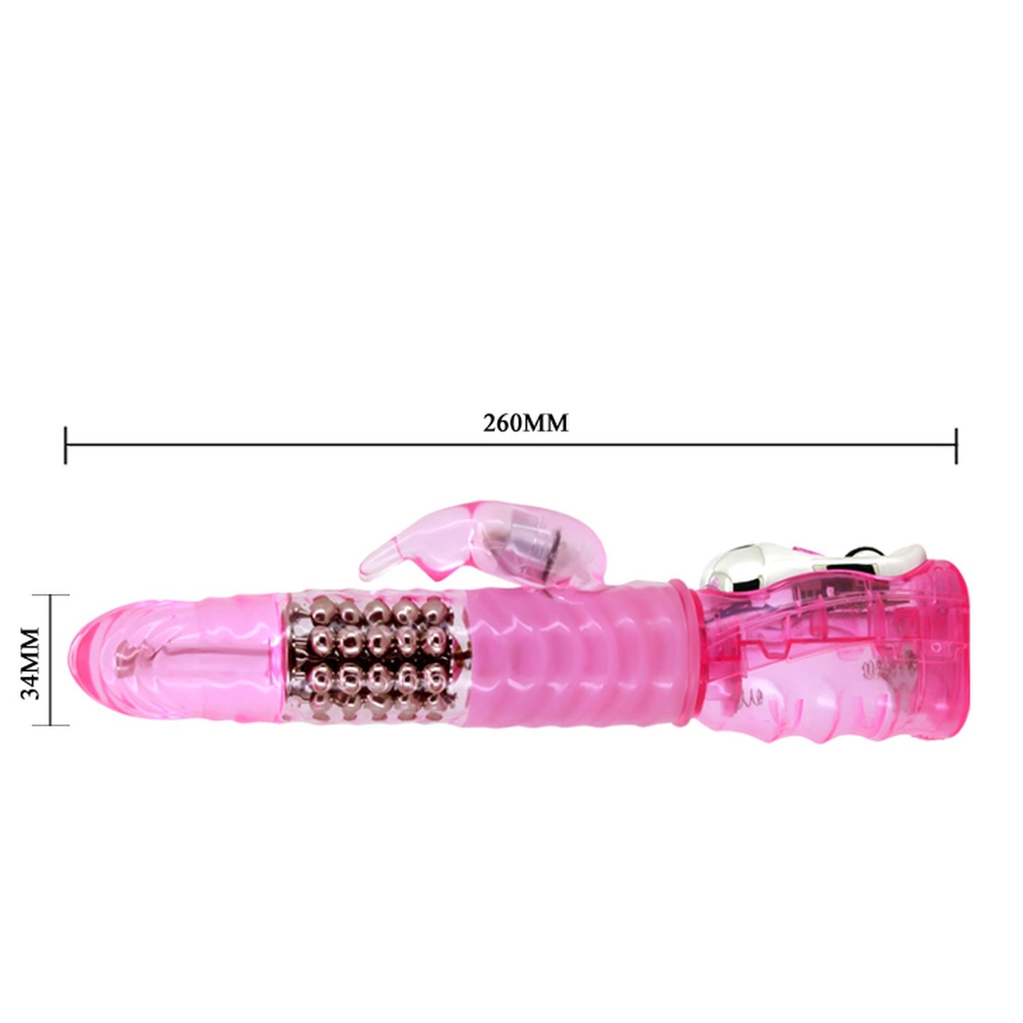 7-Wibrator króliczek wielofunkcyjny rotacyjny 24cm-7