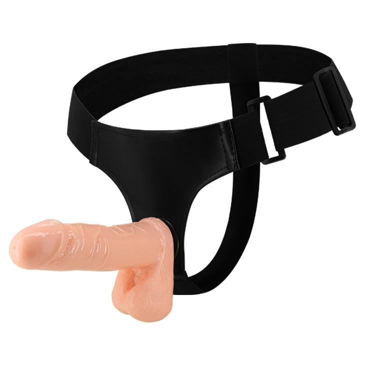 2-Uprząż dildo strapon lesbijskie penis członek 17cm-2