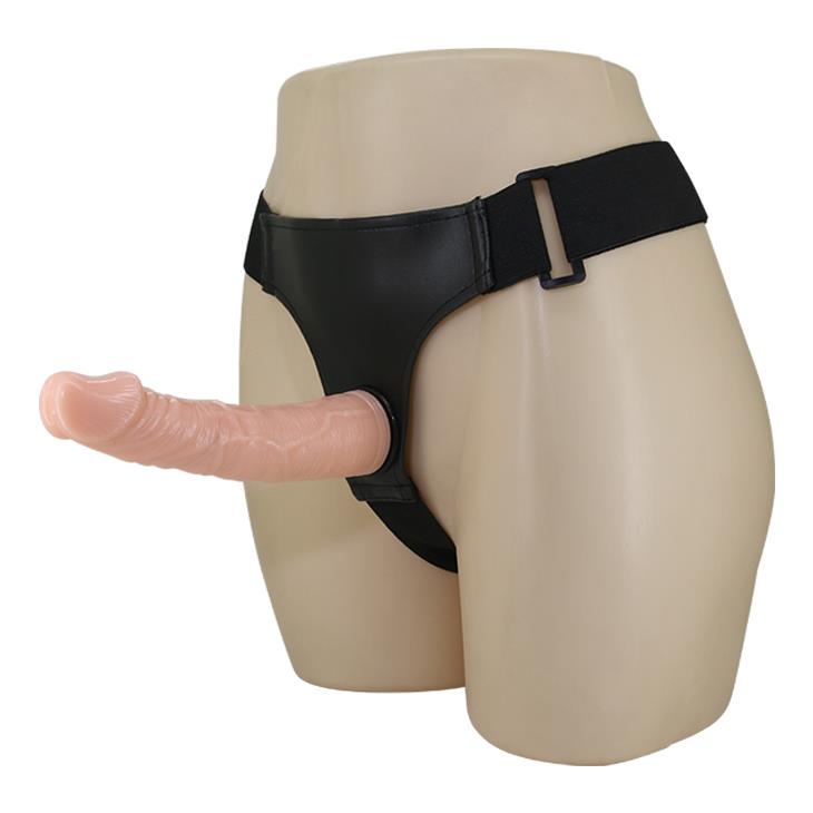 2-Strap-on elastyczne dildo realistyczny penis 19 cm-2