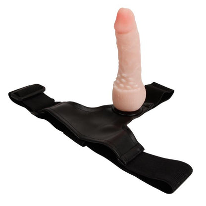 3-Penis z cyberskóry dildo na majtkach strap-on 17cm-3