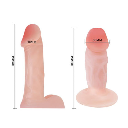 6-Zestaw strapon uprząż 2x dildo ralistyczne 10cm-6