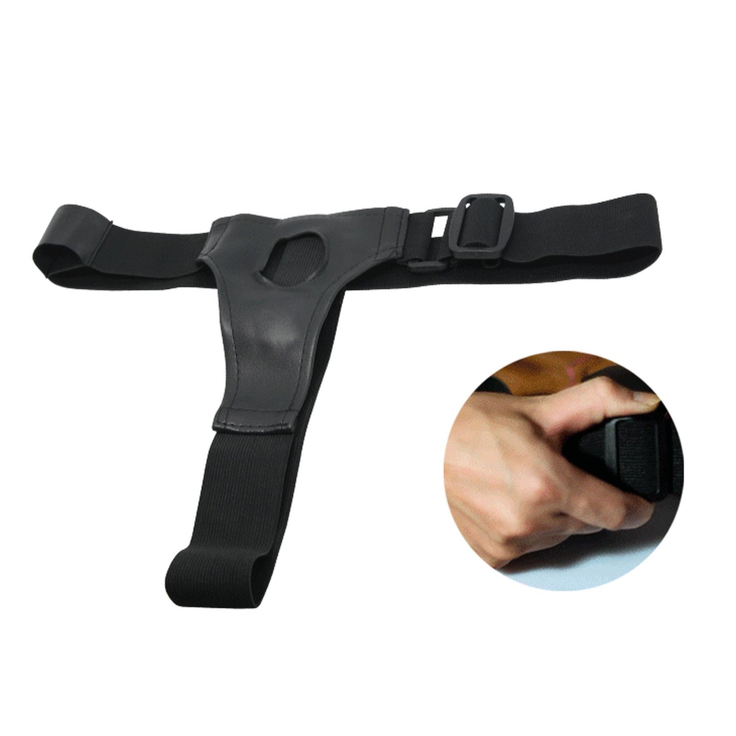 6-Wibrujący strap-on odczepiane realistyczne dildo-6
