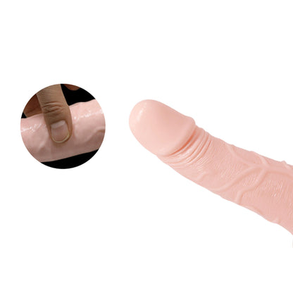 7-Wibrujący strap-on odczepiane realistyczne dildo-7