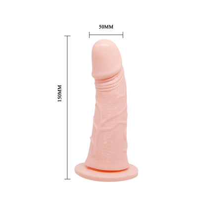 8-Wibrujący strap-on odczepiane realistyczne dildo-8