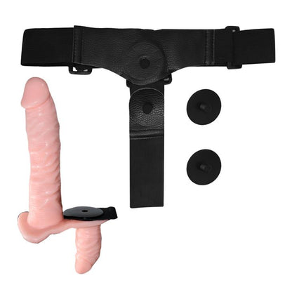 4-Strap-on dwa wibrujące sex penisy podwójna rozkosz-4