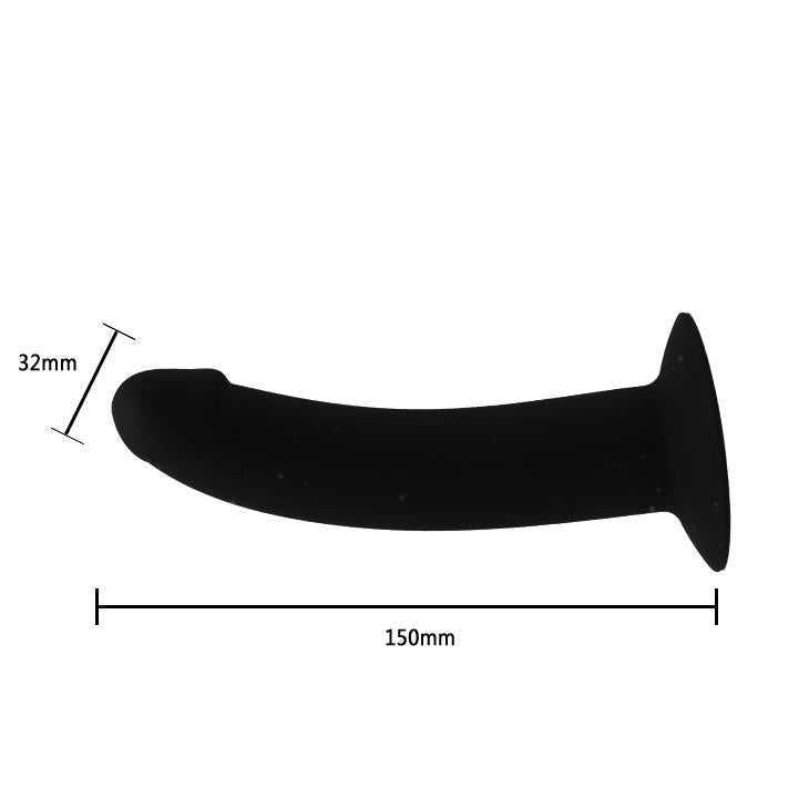 6-Majtki na szelkach z zakrzywionym czarnym dildo-6
