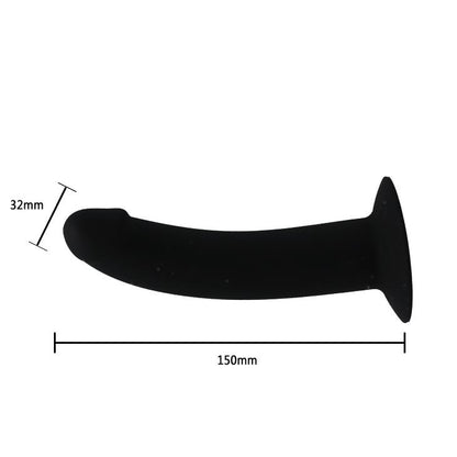 6-Majtki na szelkach z zakrzywionym czarnym dildo-6
