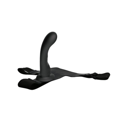 4-Odczepiany strap-on majtki z zakrzywionym dildo-4