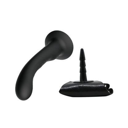5-Odczepiany strap-on majtki z zakrzywionym dildo-5