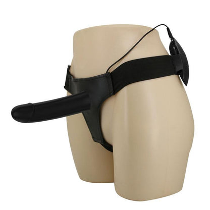 2-Penis na paskach strapon wibrujący z uprzężą 17 cm-2