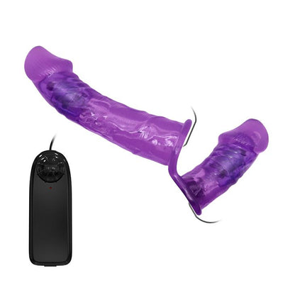 2-Strap-on na paskach podwójna penetracja wibracje-2