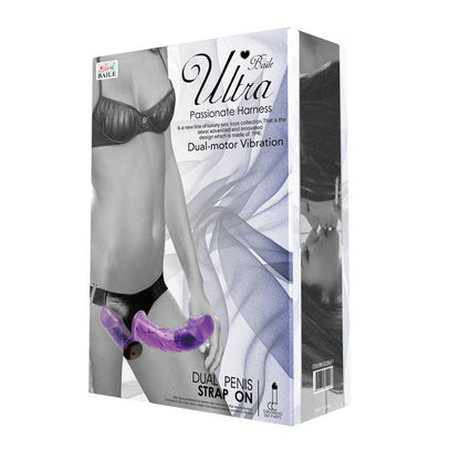 8-Strap-on na paskach podwójna penetracja wibracje-8