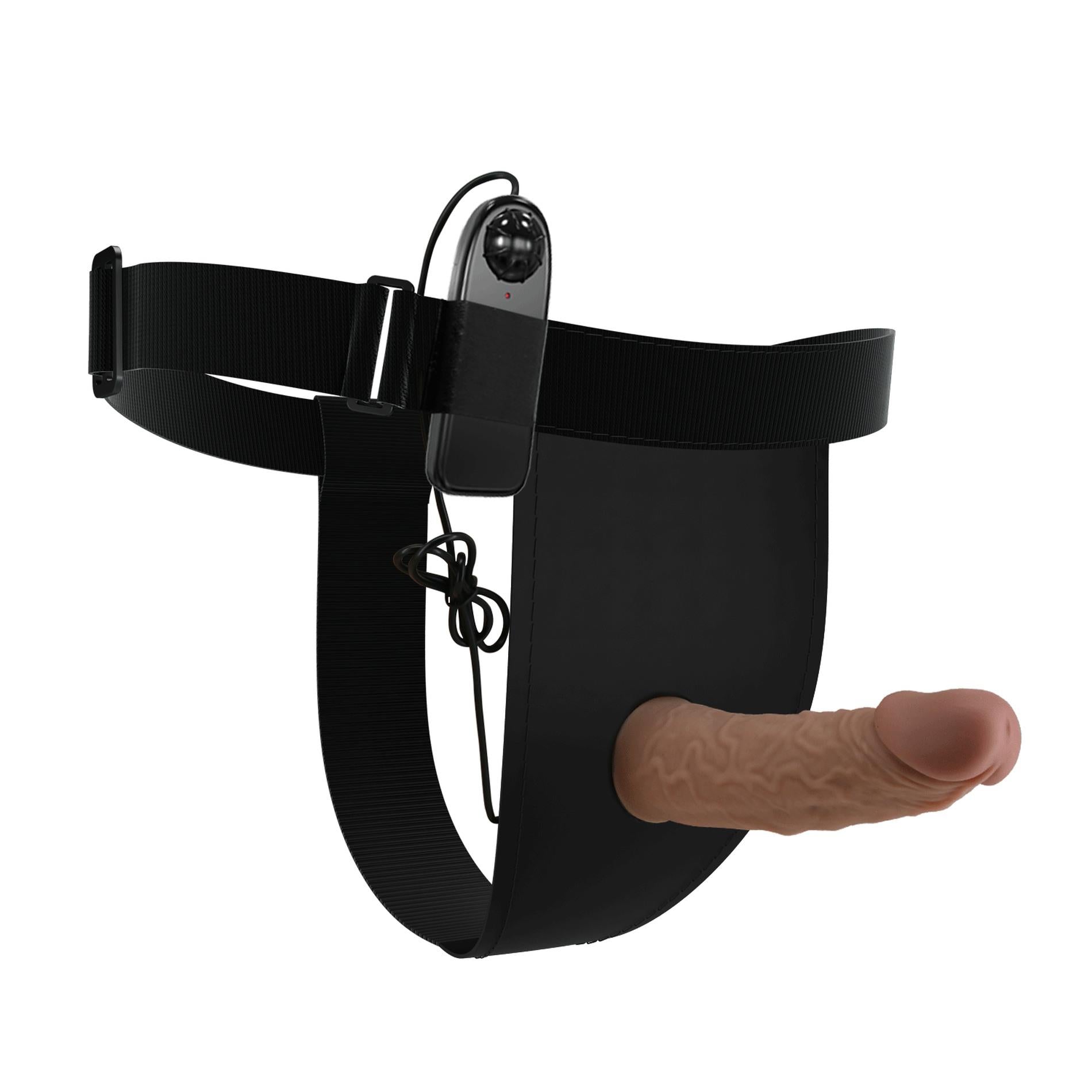 2-PRETTY LOVE - HARNESS BRIEFS- Draven Strap-On 6,8'' Dildo vibration-2