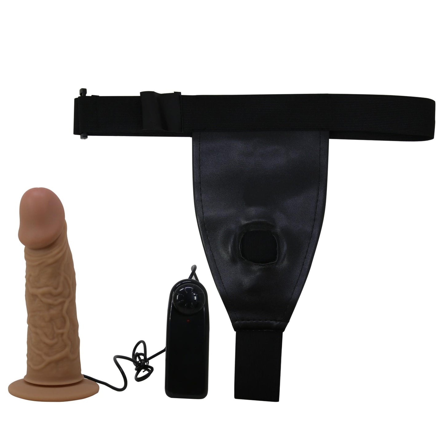 3-PRETTY LOVE - HARNESS BRIEFS- Draven Strap-On 6,8'' Dildo vibration-3