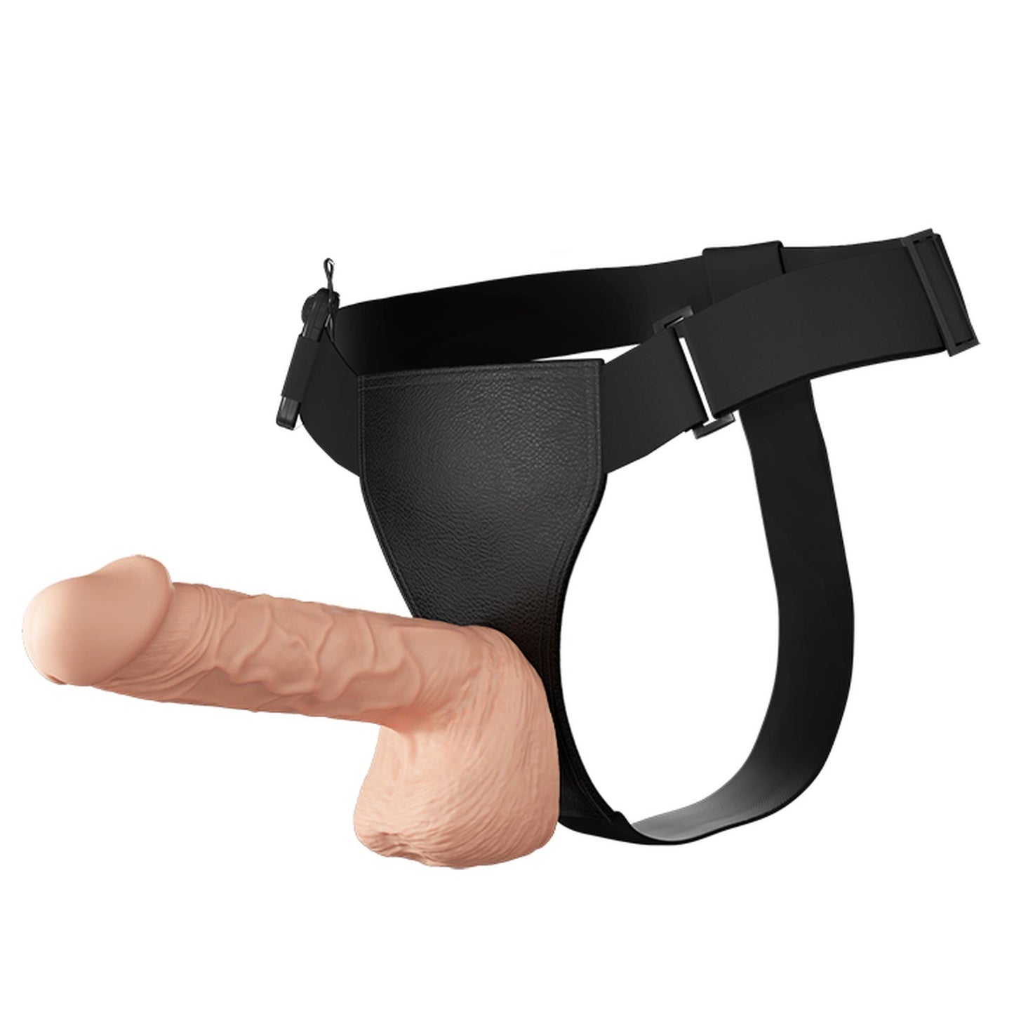 3-Dildo realistyczny penis wibracje strap-on 26cm-3