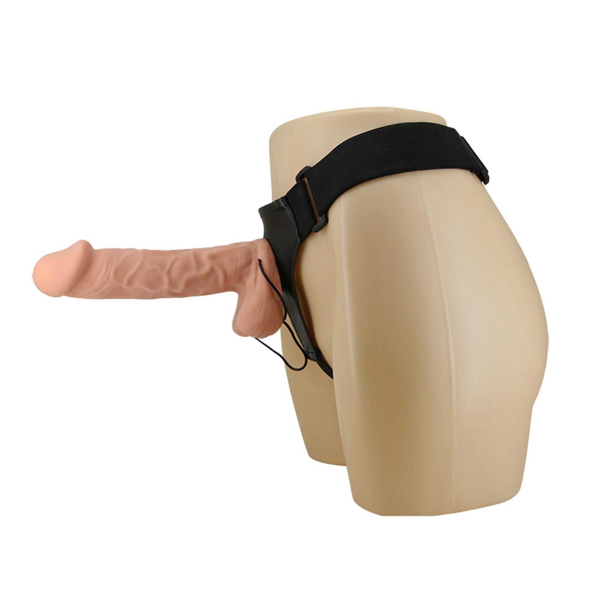 8-Dildo realistyczny penis wibracje strap-on 26cm-8