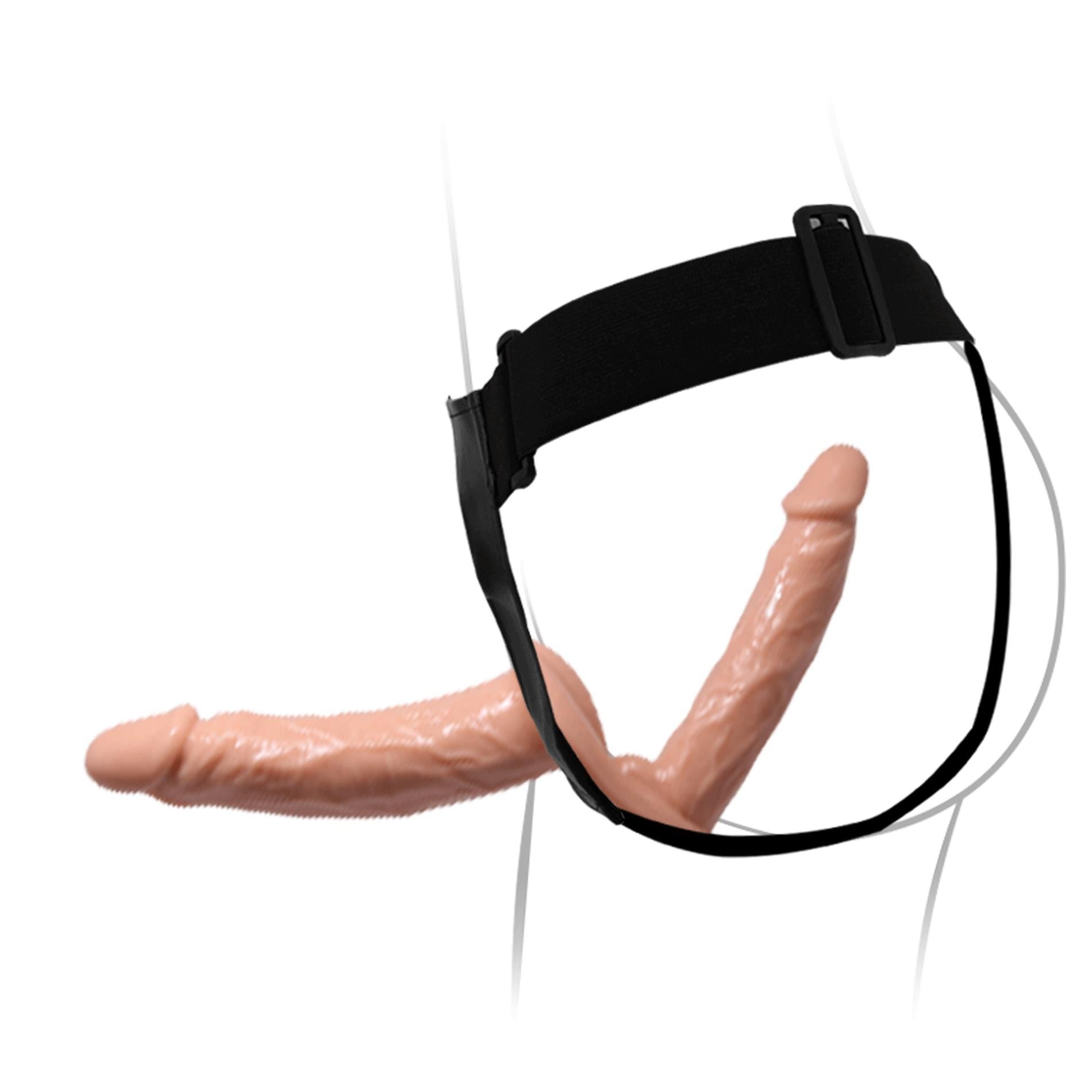 5-BAILE -STRAP ON DOUBLE DILDOS, 7.1''+5.9''-5