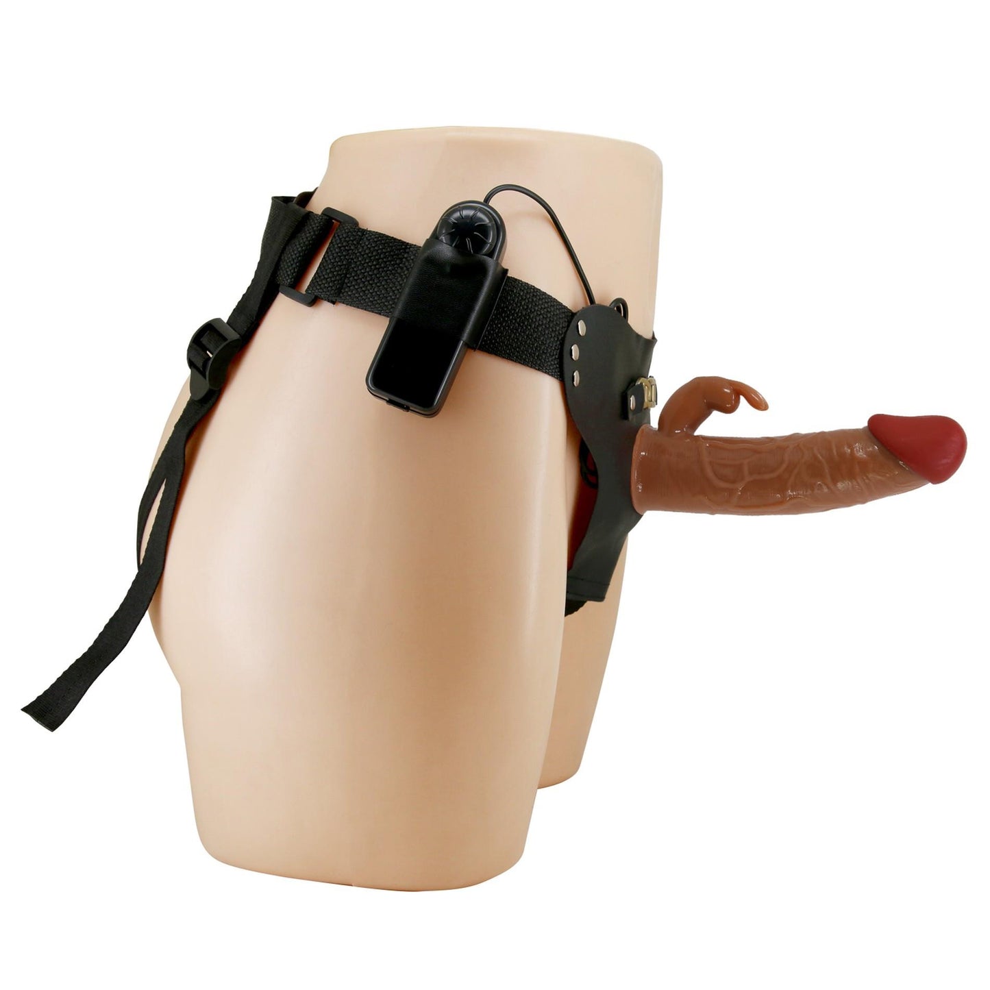 5-PRETTY LOVE - Marion, Universal Strap-On Harness, Dildo 7.4''TPR, multi-speed vibration-5